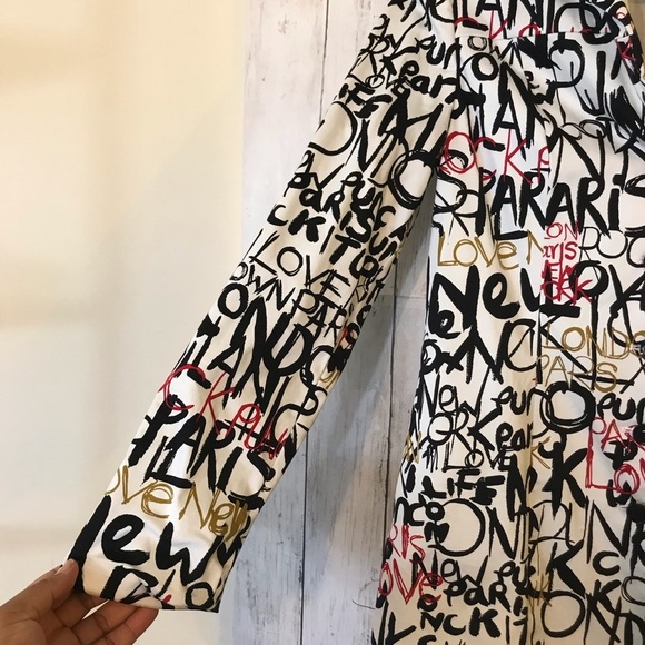 FORWEAR NEW YORK GRAFFITI Print Jacket Blazer - Picture 7 of 14